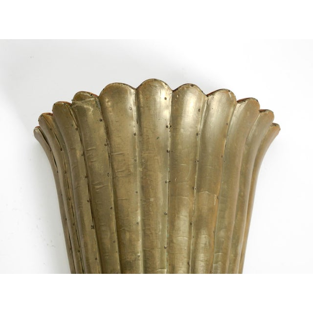 Wall Lamps Made of Wood with Aluminum Cladding, 1950s, Set of 2 For Sale - Image 14 of 18