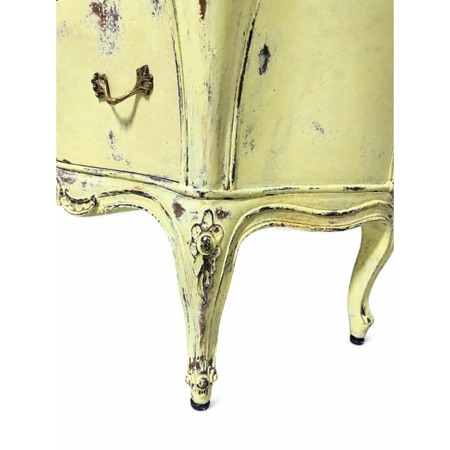 2000 - 2009 Sage Green French Provincial Petite Chest of Drawers For Sale - Image 5 of 7