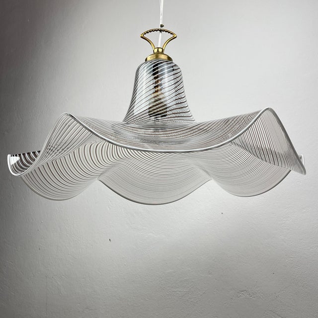 Murano Glass Pendant Lamp, Italy, 1970s For Sale - Image 10 of 15