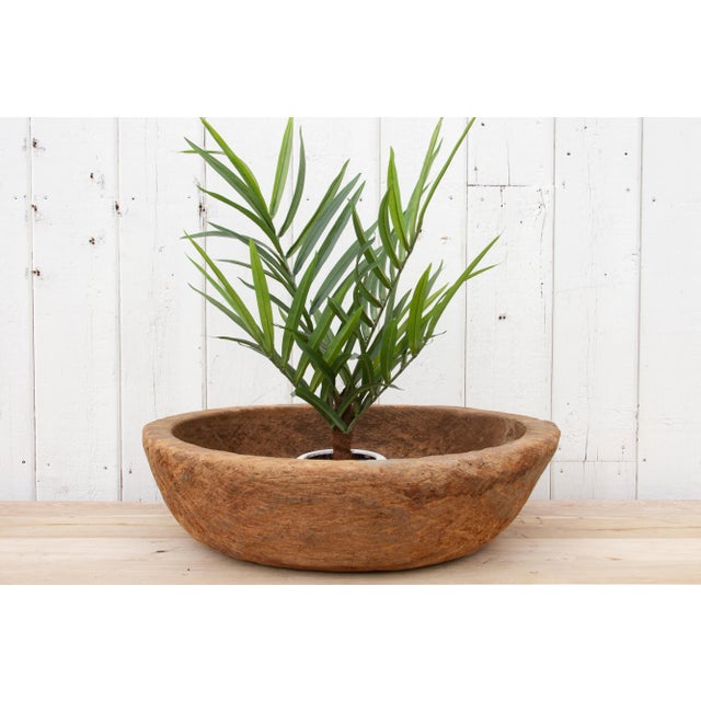 Large 19th Century Wood Dough Bowl For Sale - Image 11 of 12