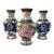 Chinese Cloisonné Vase Collection, 3 PCS For Sale