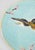 English 19th Century English Joseph Holdcroft Turquoise Majolica Flying Crane Plate For Sale - Image 3 of 8