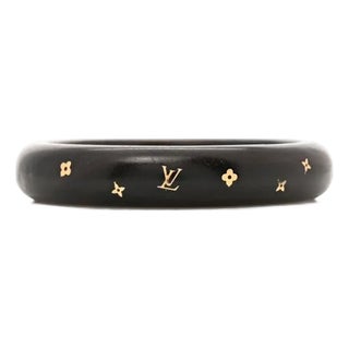 Louis Vuitton Tiger Wood Brass Sylvania Bangle For Sale