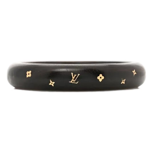 Louis Vuitton Tiger Wood Brass Sylvania Bangle For Sale