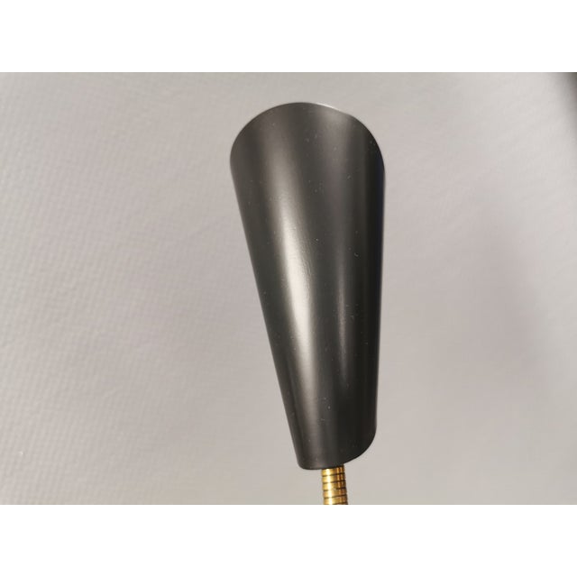 Wall Lamps with Brass Arms, Danish, 1970s, Set of 2 For Sale - Image 9 of 13