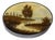 Fedoskino Oval Lacquer Box With Landscape, Ussr, C. 1960s–1980s For Sale
