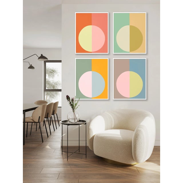 Midcentury Forevers by Stephanie Henderson in White Frame, Medium Art Prints, Set of 4 For Sale In Austin - Image 6 of 7