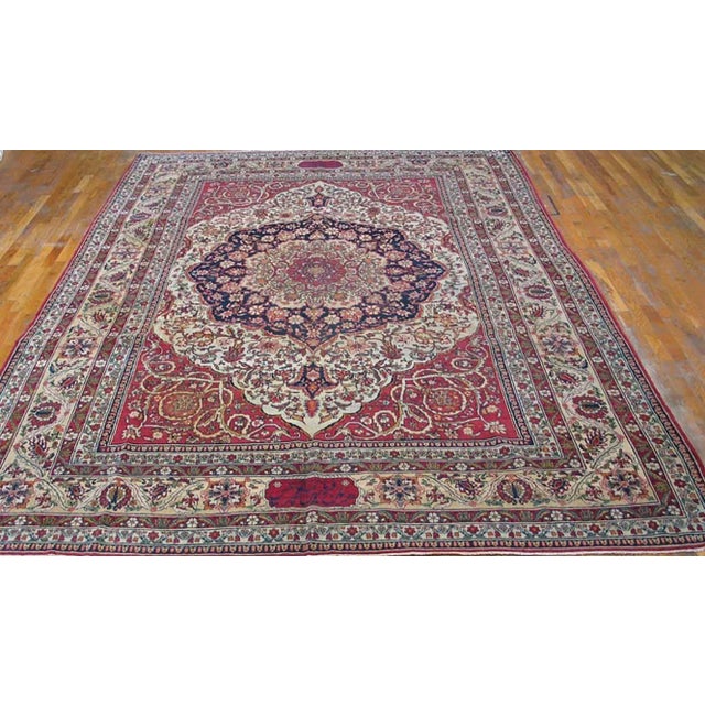 19th Century Persian Kerman Laver Carpet (7'9" x 11'9" - 236 x 358 cm )