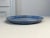 Italian Vintage Italian Studio Pottery Plate, Fabrizio Simone Blue Glaze (19.75 Cm) For Sale - Image 3 of 9