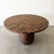1970s Mid-Century Modern Round Burlwood Pedestal Dining Table For Sale In Palm Springs - Image 6 of 10