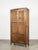 Vintage French Parisian Armoire in Beechwood and Cane, 1950 For Sale - Image 4 of 4
