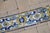 17th Century Portuguese Floral Border Tiles Set of 10 Blue, Yellow & White Antique For Sale - Image 9 of 12