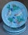Robin's Egg Blue German Majolica Plate , C. 1950's For Sale - Image 8 of 10