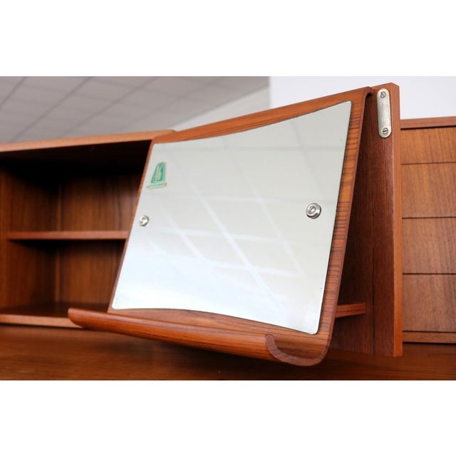 Vintage Danish Secretary in Teak, 1960s For Sale - Image 9 of 11