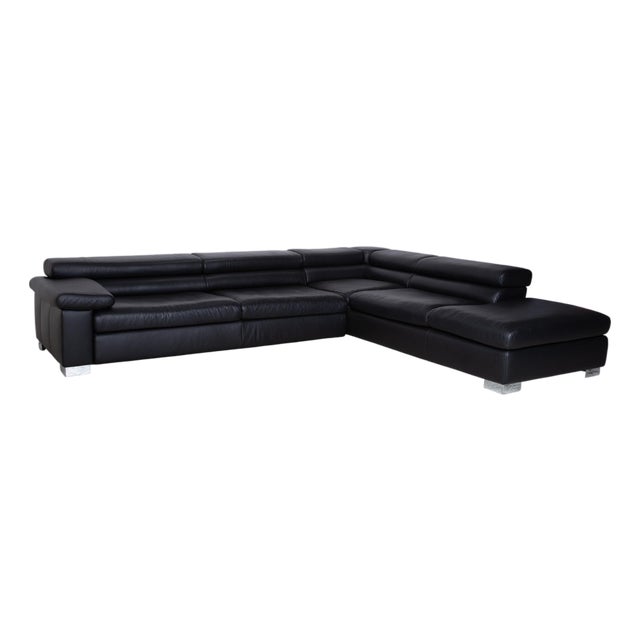 Courage Leather Corner Sofa by Ewald Schillig For Sale