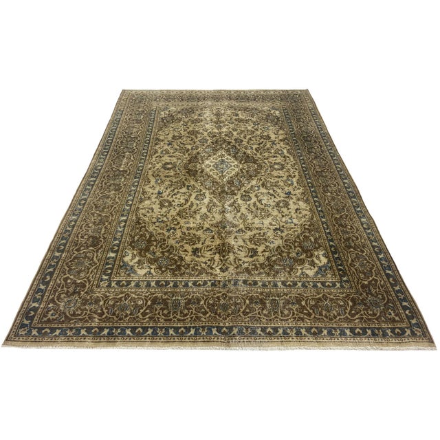Vintage rug | Size: 294 x 205 cm | Knot density: Hand-knotted | Material: Wool | Condition: Very good | Style: Modern...