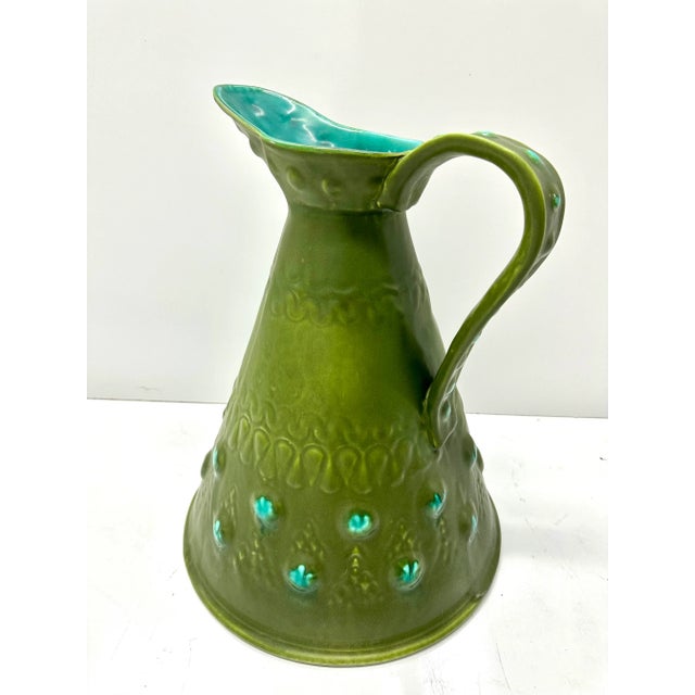 Ceramic 1960s Oversized Modern Porcelain Ewer For Sale - Image 7 of 8