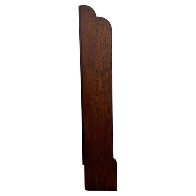 Early 20th Century Antique English Oak Open Bookcase For Sale - Image 4 of 10