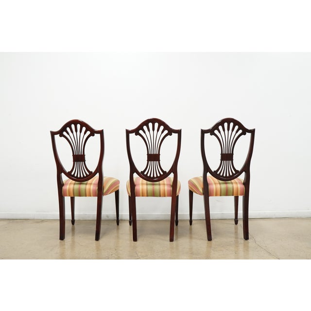 Vintage Stickley Shield Back Dining Chairs (Set of 6) For Sale In Austin - Image 6 of 18