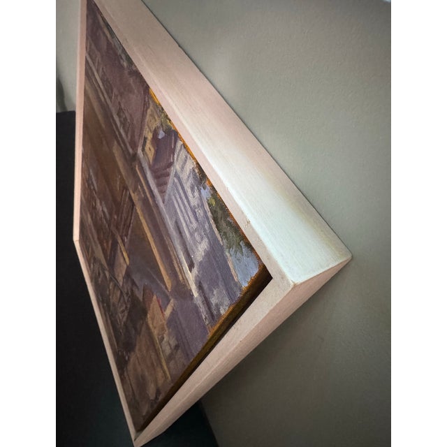 Wood Charles Newman Contemporary Plein Air Oil Painting "My Front Porch" 2009 For Sale - Image 7 of 8