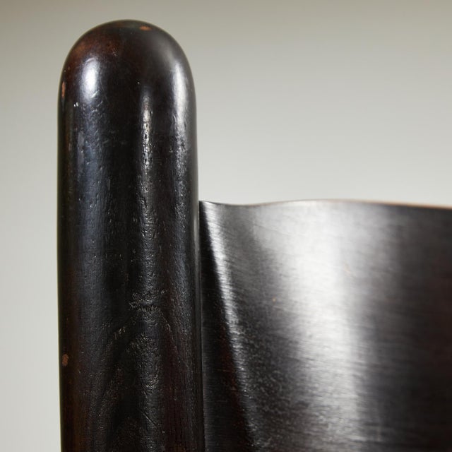 Brown Rustic Brown Wicker Chair For Sale - Image 8 of 18