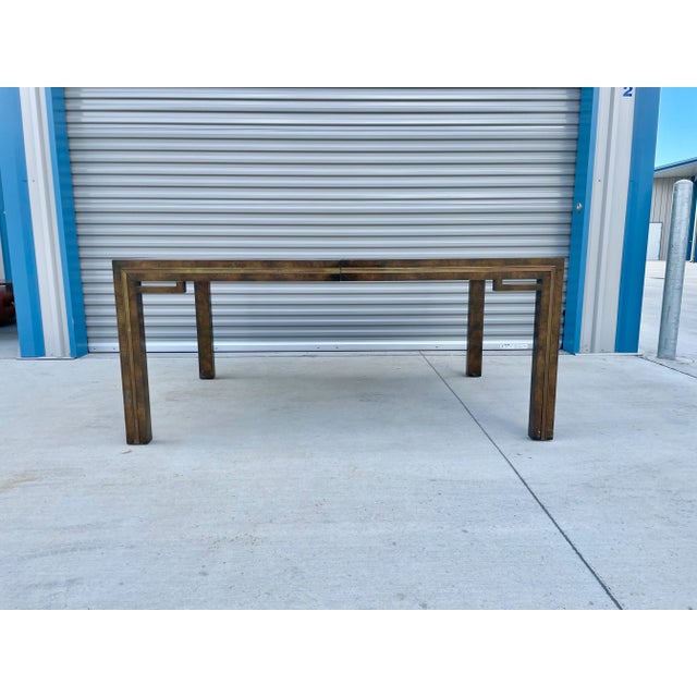 1970s Mid Century Mastercraft Burlwood Dining Table Designed by William Doezema for Mastercraft For Sale - Image 13 of 13