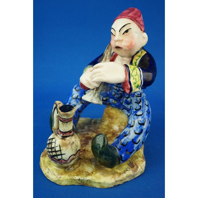 Vintage Italian Art Deco Ceramic Figurine by Leopold Anzengruber, 1950s For Sale - Image 9 of 18