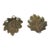 Late 20th Century Serving Dishes Glazed Ceramic Olive Green Leaf Shaped - Pair For Sale
