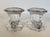 Vintage 1930s Heisey Glass Co Cornucopia Glass Candleholders, Pair For Sale - Image 4 of 8
