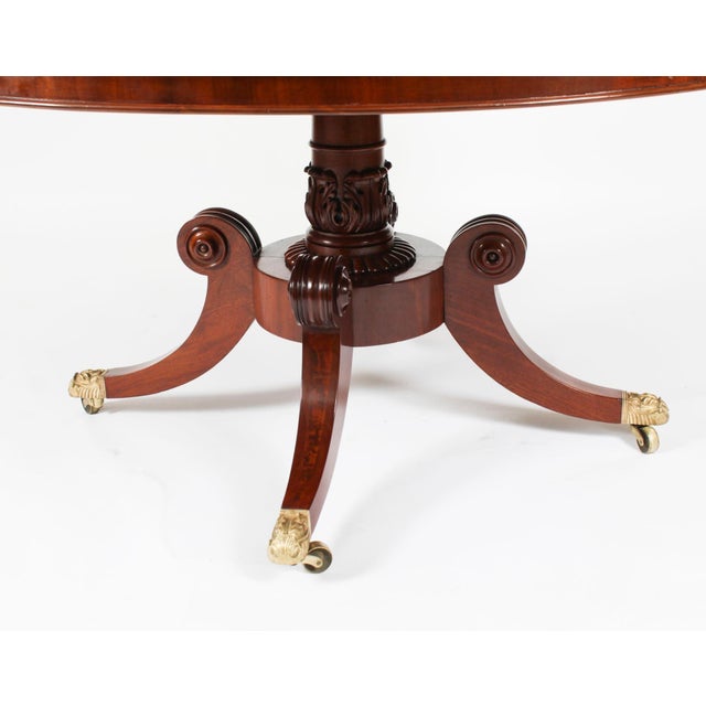 Antique George IV Dining Table and Chairs, 1820s, Set of 7 For Sale - Image 11 of 18