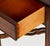 1980s Kindel Mahogany Drop Leaf Side Table / Federal Style Pembroke End Table With Drawer For Sale - Image 9 of 9