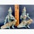 Gilded Bronze Thai Musicians Statues, Set of 2 - Rattanakosin Teppanim Pair, 1940s For Sale - Image 10 of 10