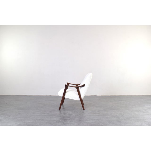 Mid-Century Modern Teak and Bouclé Tenor Chair from Møre Lenestolfabrikk, 1960s For Sale - Image 4 of 12