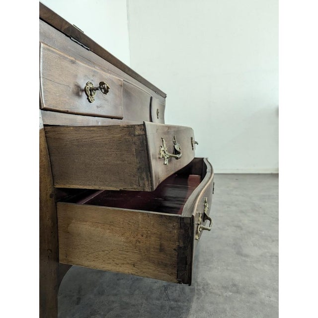 Walnut Slant-Back Secretary Desk For Sale - Image 11 of 14