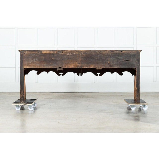 Large 19th Century Oak Dresser Base, 1850s For Sale - Image 13 of 14