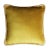 Major Collection Cushion in Mustard Velvet with Fringes from Lo Decor For Sale