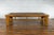 Brown Chinese Qing Dynasty Elm Lohan Bed Coffee Table with Hand-Woven Rattan Top For Sale - Image 8 of 13
