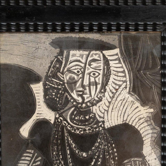 Pablo Picasso, Black and White Archive Image of Pablo Picasso, 1972, Photograph, Framed For Sale - Image 11 of 12