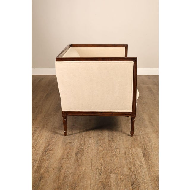 Edward Ferrell French Louis XVI Style Loveseat Sofa For Sale - Image 17 of 18