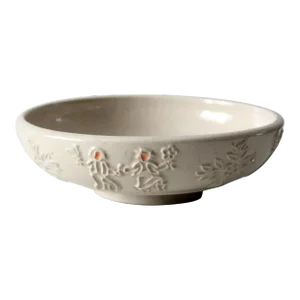 Vintage Red Wing Pottery "Incised Peasant" Bowl