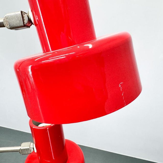 Metal Mid-Century Adjustable Floor Lamp, Germany, 1970s For Sale - Image 7 of 17