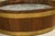 English 1870s Oval Oak Planter or Wine Cooler with Brass Braces and Liner For Sale - Image 9 of 12