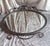 Rustic Vintage Round Wall Mirror with Black Wrought Iron Frame, 1970s For Sale - Image 3 of 4