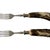 1950s Vintage German Hand-Carved Stag Antler Hunting Dinner Forks - Set of 8 For Sale - Image 5 of 8