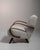 Wood 20th Century Czech Republic Warm Ivory Boucle Curved-Arm Lounge Chair For Sale - Image 7 of 11
