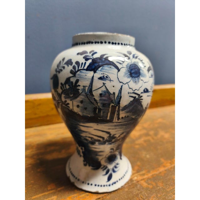 Antique Ceramic Pharmacy Container, 1700s For Sale - Image 3 of 15