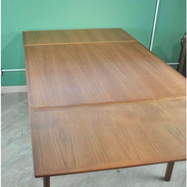 Wood Vintage Dining Table in Teak Veneer, 1960s For Sale - Image 7 of 11