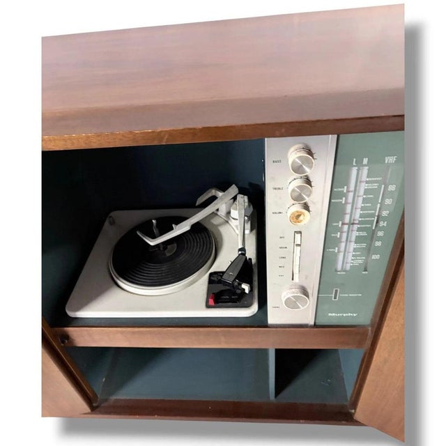 Mid-Century Modern Radiogram Cabinet in Wood from Murphy For Sale - Image 9 of 10