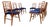 Set of Eight Dining Chairs in Caviuna Wood & Fabric, Giuseppe Scapinelli, 1950s - Lot 685 For Sale