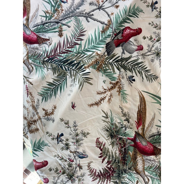 Textile Brunschwig and Fils Glenrinnes Lodge Cotton Print Fabric For Sale - Image 7 of 7